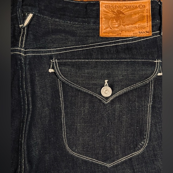 RISING SUN & CO. SELVEDGE DENIM JEANS - Picture 6 of 8